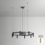 Laverd Suspension Lamp - T-3805 With Surface Black Canopy