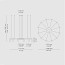 Laverd Suspension Lamp - T-3806 With Surface Black Canopy