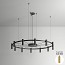 Laverd Suspension Lamp - T-3806 With Surface Black Canopy