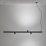 Morse Suspension Lamp - T-3915R With Recessed Black Canopy
