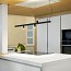Morse Suspension Lamp - T-3915S With Surface Black Canopy