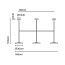 Ihana x3 100 Ceiling Lamp