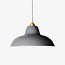 Original 1227 Brass Midi Wide Pendant