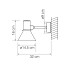 Type 80 W2 Wall Lamp With Plug & Cable