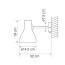 Type 75 Wall Lamp With Plug & Cable