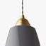 Original 1227 Brass Maxi Pendant
