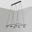 Cupolina Suspension - T-3935 With Surface Black Canopy