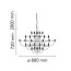 2097/30 Suspension Lamp - Frosted Bulb