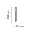 Flauta H500 Riga Wall Lamp