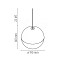 String Light - Sphere Head Suspension Lamp - 22mt Cable