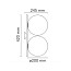 IC C/W1 Double Wall Lamp