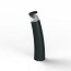 Bamboo MODEL N°3 Bollards - With CLEAR DIFFUSER