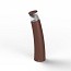 Bamboo MODEL N°3 Bollards - With CLEAR DIFFUSER