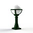 Boreal MODEL N°7 Bollards With Opal Diffuser
