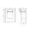 Hugy MODEL N°1 Wall With Frosted Glass