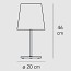 3247 TA Small Table Lamp