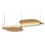 Omma 2 Leaves Suspension Lamp - Gold