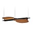 Omma 2 Leaves Suspension Lamp - Matt Black