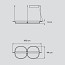 Omma 2 Leaves Suspension Lamp - Matt Black