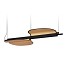 Omma 2 Leaves Suspension Lamp - Matt Black