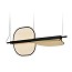 Omma 2 Leaves Suspension Lamp - Matt Black