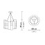 La Lollo Medium Suspension Lamp