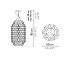 Chantal Medium Suspension Lamp