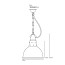 Spun 7165 Reflector Pendant With Lampholder
