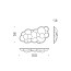 Nuvola Minor Ceiling Lamp - H14