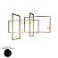 Mondrian Glass Ceiling Lamp