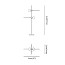 Pinocchio Floor Lamp With Dark Burnished Brass Structure