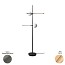 Pinocchio Floor Lamp With Matte Black Nickel Structure