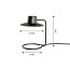 AJ Oxford 280mm Table Lamp With Base