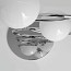 ZOE Floor Lamp With Polished Black Nickel Metal Sphere