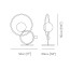 ZOE Table Lamp With Polished Black Nickel Metal Sphere