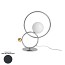 ZOE Table Lamp With Polished Gold Metal Sphere