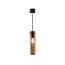 Clio Suspension Lamp With Black Canopy