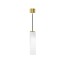 Clio Suspension Lamp With Matt Brass Canopy