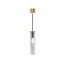 Clio Suspension Lamp With Matt Brass Canopy
