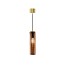 Clio Suspension Lamp With Matt Brass Canopy