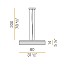 Ginevra 80 Suspension Lamp