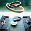 Golden Ring Suspension Lamp - Ø120cm