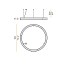 Golden Ring Suspension Lamp - Ø180cm