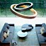 Golden Ring Suspension Lamp - Ø80cm