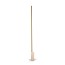 Hilow Line Floor Lamp With White Travertine Marble Base