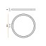 Silver Ring Ø180cm Ceiling Lamp