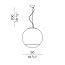 Smoke Ø50cm Suspension Lamp