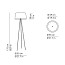 Tripod Kundalini Floor Lamp