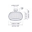 Perris PF-47 Outdoor Ceiling Lamp