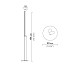 Modula Twisted Floor Lamp